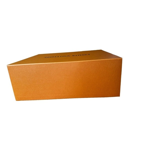 Louis Vuitton Box XL Magnetic Closure Orange Gift Shoes Purse 18”x14.5”x 7”     - Picture 8 of 11